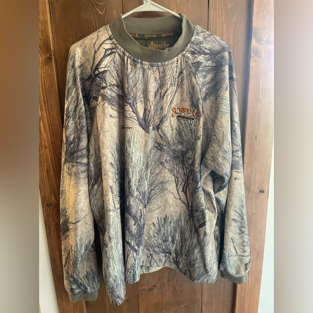 Mens Scent-Lok Savanna EXT Open Country 3D Camo Hunting Top